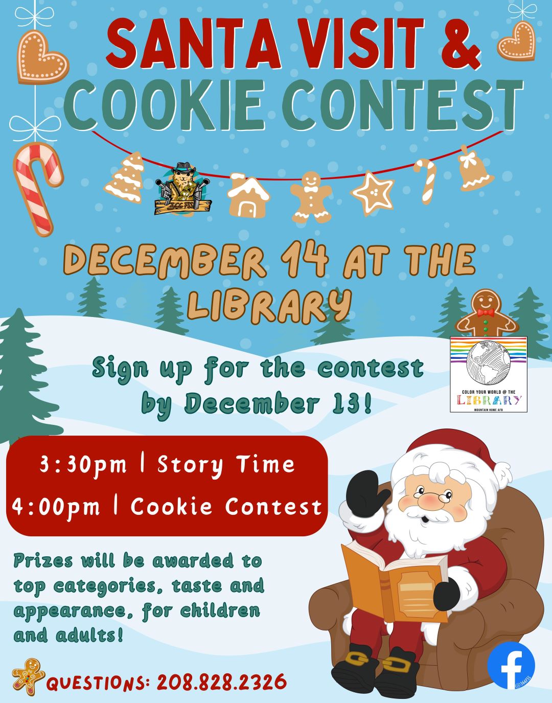 Santa Visit & Cookie contest