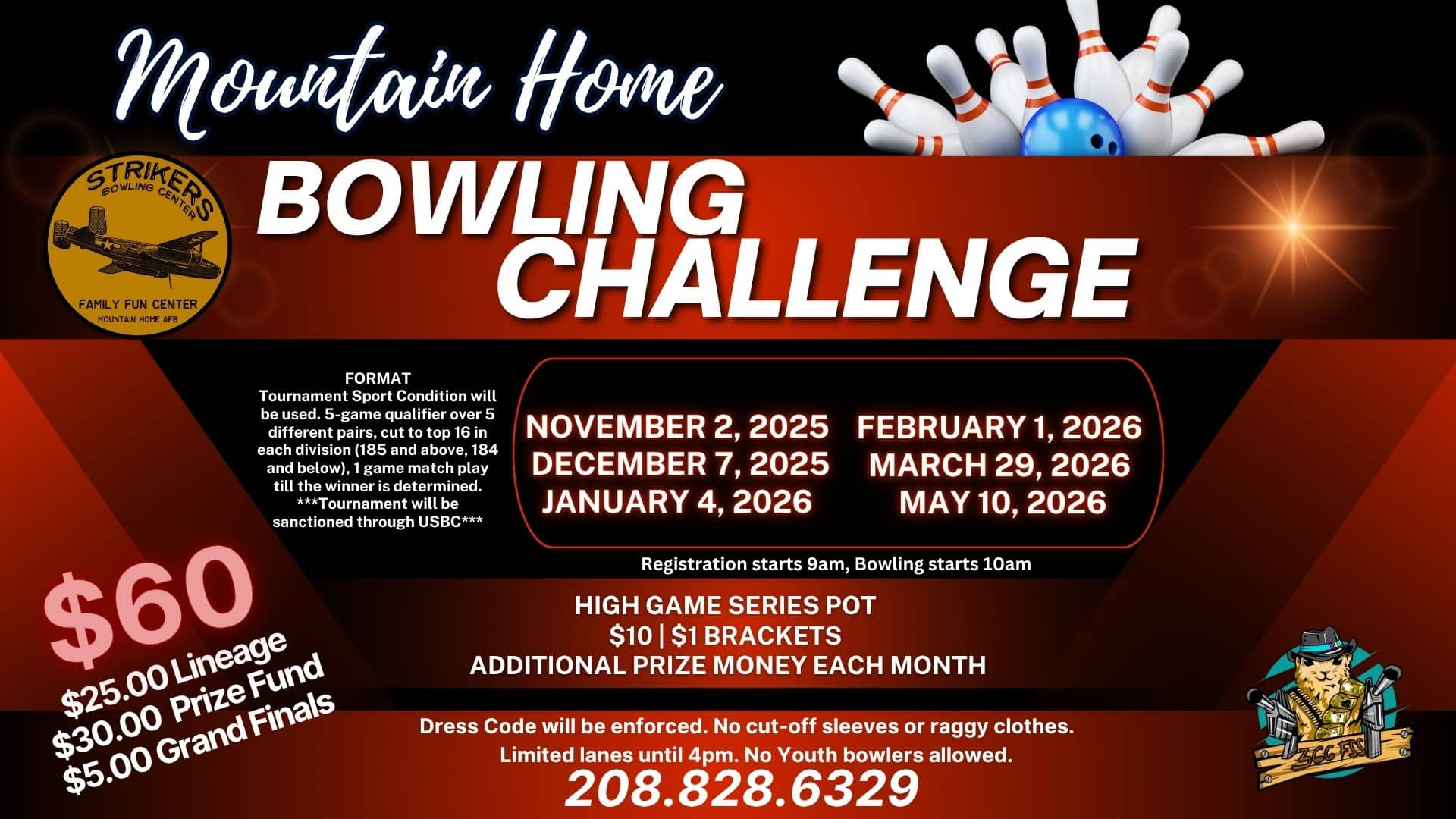 Bowling- Mountain Home Challenge 2025-2026