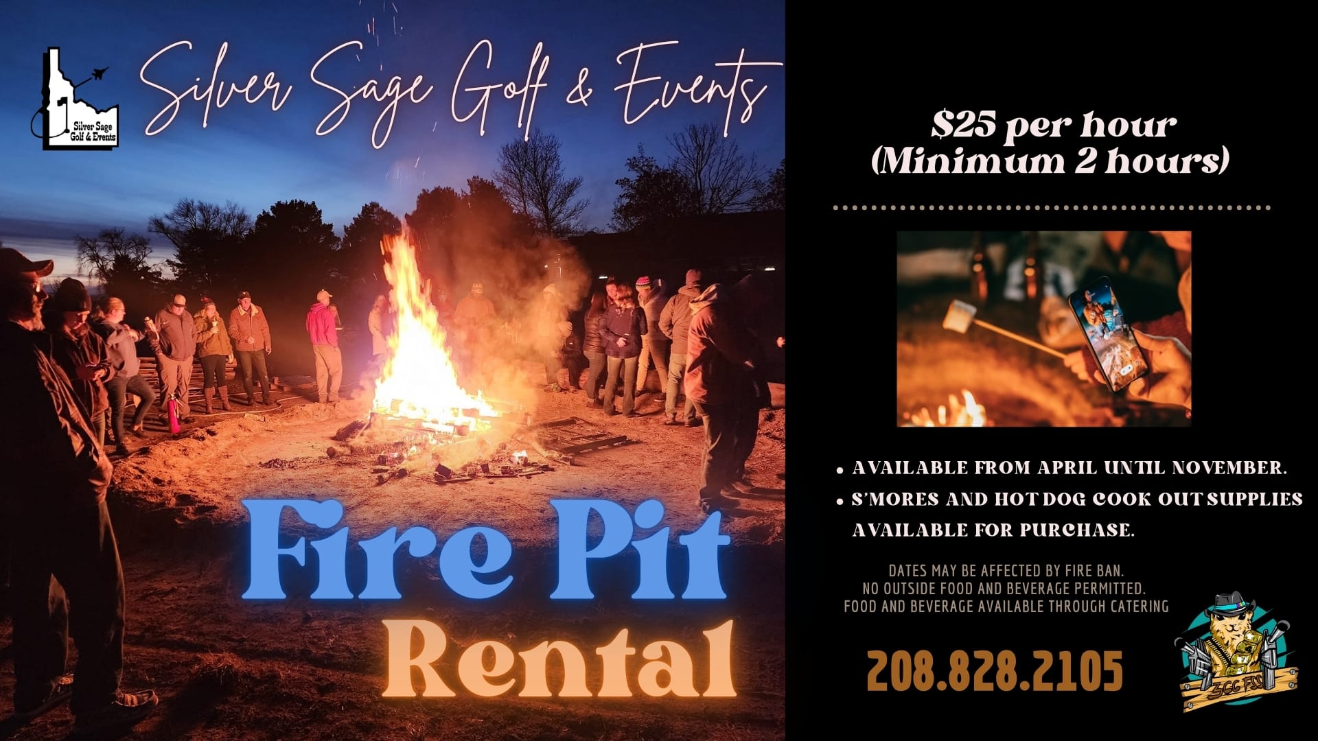 Events - Fire Pit Rental Tv slide