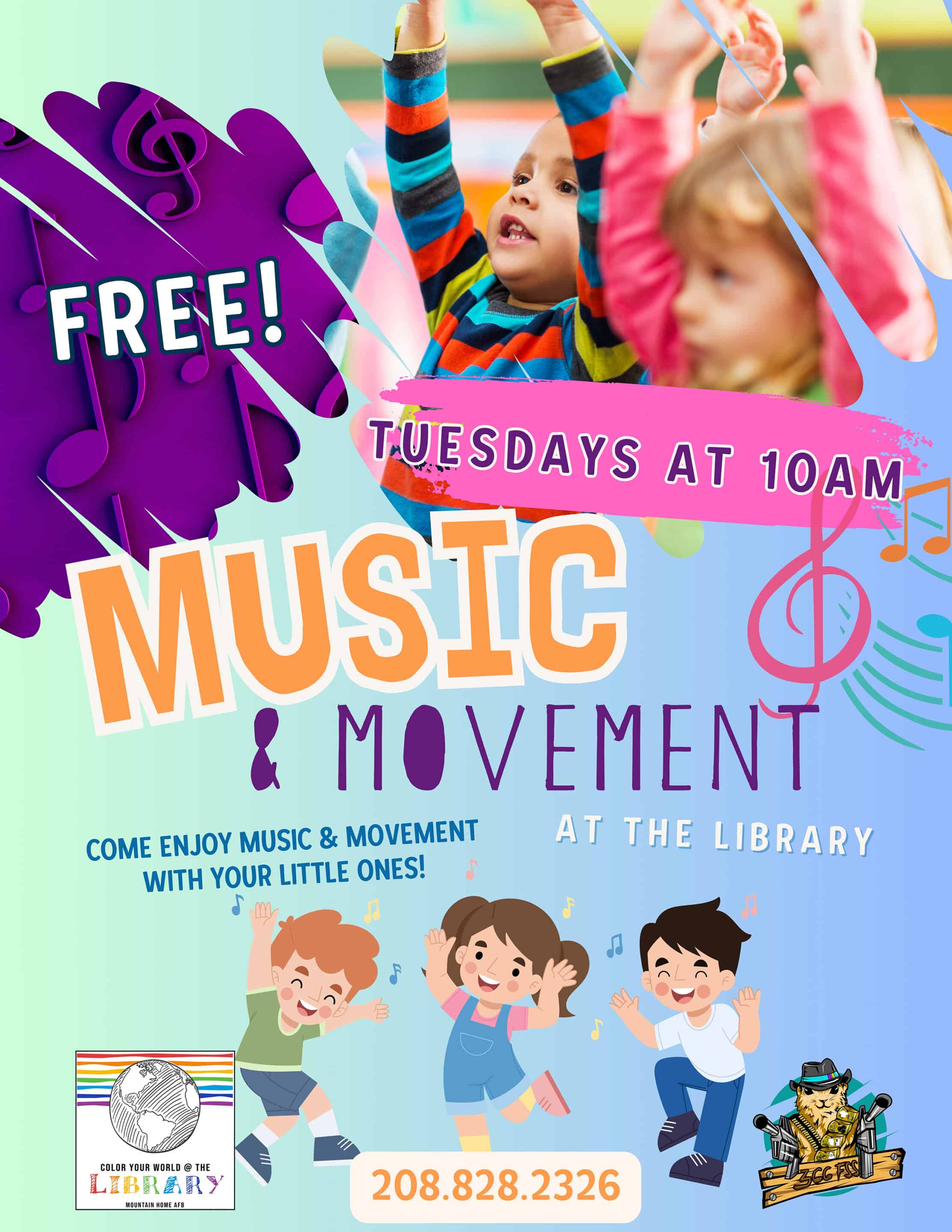 Library - Music & Movement - Tuesdays '26 - 1 Library Story Time