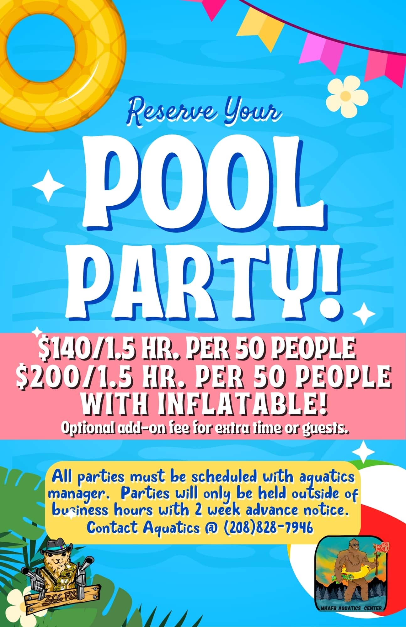Aquatics - Pool Party (11 x 17 in) 2026 update
