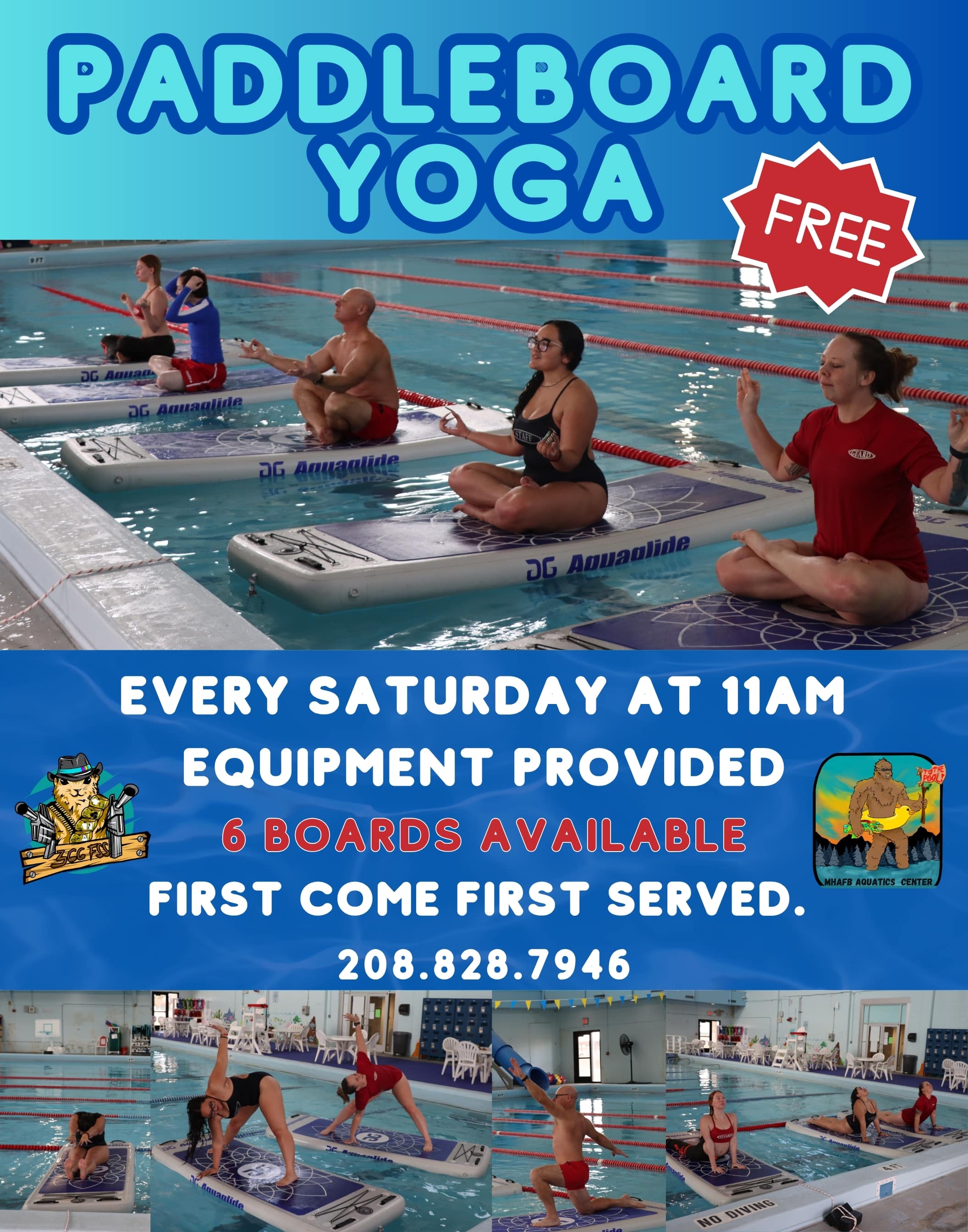aquatics- paddle board yoga- ongoing 2026